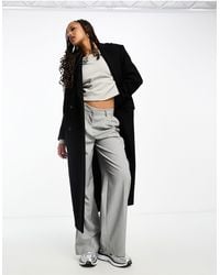 Weekday - Alex Wool Blend Oversized Double Breasted Coat - Lyst