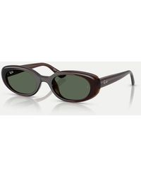 Ray-Ban - Rb4441D Rectangle Sunglasses With Lens - Lyst