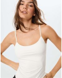 Stradivarius - Confezione Da 2 Canotte Basic Nere - Lyst
