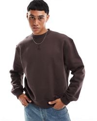 ASOS - Premium Heavyweight Boxy Oversized Sweatshirt 400gsm - Lyst
