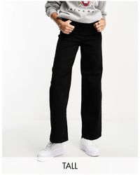 Vero Moda - Kathy - jeans a fondo ampio neri - Lyst
