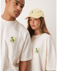 ASOS - Camiseta Color Crema Extragrande Con Estampado De Rex De "Toy Story" De Disney Pixar De -Neutro - Lyst