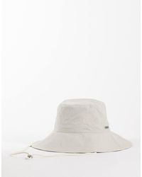 Barbour - Darla Showerproof Logo Bucket Hat - Lyst