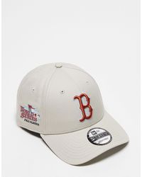 KTZ - Boston red sox 9forty - casquette - beige - Lyst