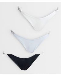 Calvin Klein - Icon Logo Dipped Thong 3Pk - Lyst