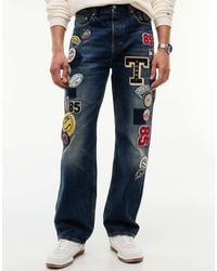 Tommy Hilfiger - Otis Straight Multi Logo Jeans - Lyst