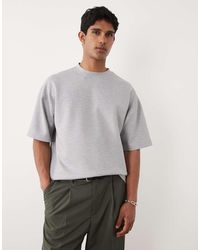 ASOS - Luxe Interlock Oversized T-shirt - Lyst