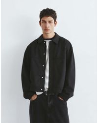 Pull&Bear - Textured Jacket - Lyst