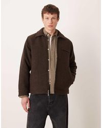 Abercrombie & Fitch - Mid Length Wool Blend Coat - Lyst