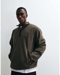 Carhartt - Edmore Half Zip Fleece Sweatshirt - Lyst