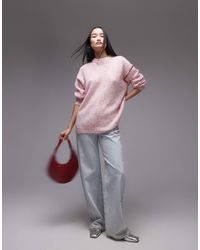 TOPSHOP - – oversize-strickpullover - Lyst