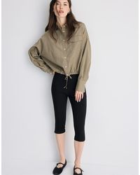 Stradivarius - Checked Balloon Shirt - Lyst