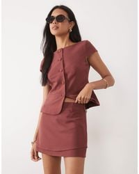 ASOS - Tailored Wrap Mini Skort - Lyst