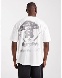 ASOS - Relaxed T-shirt With Dropped Shoulders And Street Graphic - Lyst