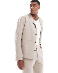 SELECTED - – lässige seersucker-jacke - Lyst