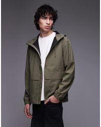 Rains - 12420 Suva Zip Through Waterproof Hardshell Jacket - Lyst