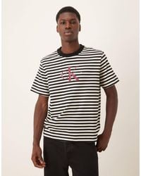 Calvin Klein - Calvin Klein Stripe Monologo T-shirt - Lyst
