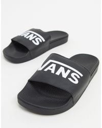 vans slide on sandalen