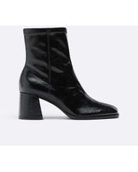 Stradivarius - Basic Mid-heel Ankle Boots - Lyst