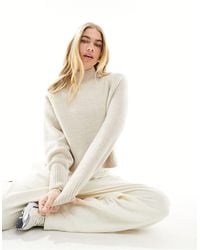 & Other Stories - Wool And Mohair Blend Mock Neck Jumper - Lyst