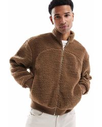 ASOS - Giacca Sportiva Squadrata Oversize - Lyst