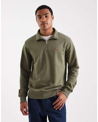 Levi's - Original Batwing Logo Half Zip Sweatshirt - Lyst