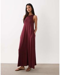 ASOS - Modal Mix Trapeze Maxi Dress - Lyst