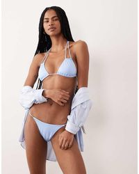 Free Society - Triangle Bikini Top - Lyst