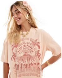 Billabong - – beach classic – t-shirt - Lyst