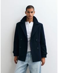 Threadbare - Faux Wool Double Breasted Jacket - Lyst