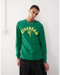 ICECREAM - T-Shirt A Maniche Lunghe Con Stampa Cono - Lyst