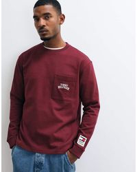 Tommy Hilfiger - Varsity Logo Long Sleeve Boxy T-Shirt - Lyst