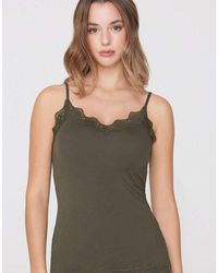 Tezenis - Viscose And Lace Camisole - Lyst