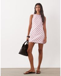 Miss Selfridge - Denim Shift Dress - Lyst