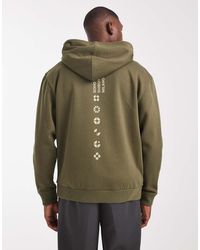 ASOS - Hoodie With Front And Back Text Print - Lyst