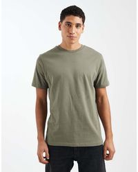 ASOS - Camiseta Caqui Básica De Corte Estándar Essentials De -Verde - Lyst