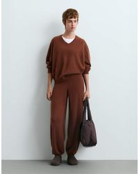 Oysho - Cashmere 100% Cocoon Knit Trousers - Lyst