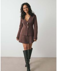 NA-KD - Knitted Mini Skirt - Lyst