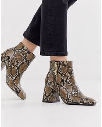bottines leopard stradivarius