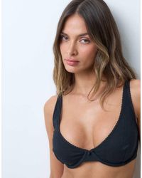 ASOS - Fuller Bust Poppy Underwire Pointelle Bra - Lyst