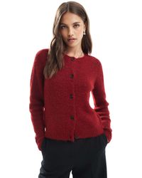 Vero Moda - – weiche, flauschige strickjacke - Lyst
