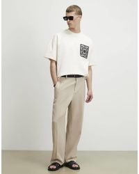 River Island - Cotton Floral Pocket T-Shirt - Lyst