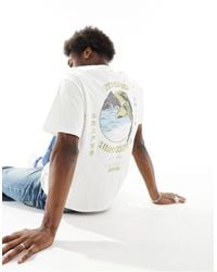 Pull&Bear - Printed Bird T-shirt - Lyst