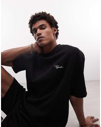 PEGADOR - Signar Oversized Rib T-shirt Co-ord - Lyst