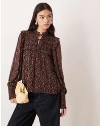 Nobody's Child - Joan Shirred Blouse - Lyst