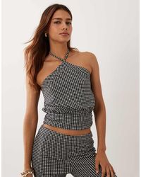 ASOS - Halter Neck Tied Top - Lyst