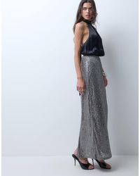 ASOS - Maxi-Rok Met All-Over Lovertjes - Lyst