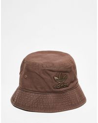 adidas Originals - Trefoil Bucket Hat - Lyst