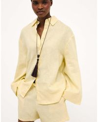 NA-KD - Drawstring Linen Shorts - Lyst