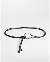 TOPSHOP - Annie Hardware Tie Belt - Lyst